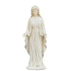 Virgin Mary Garden Statue in White