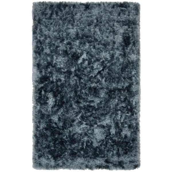 SAFAVIEH Ocean Shag Slate 5 ft. x 8 ft. Solid Area Rug
