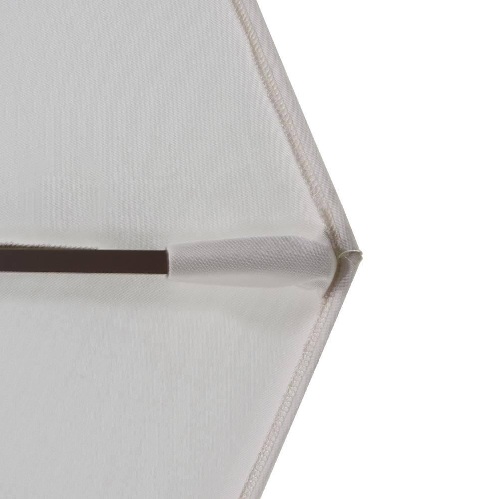 9 ft Terracotta Aluminum Patio Umbrella with Push Tilt