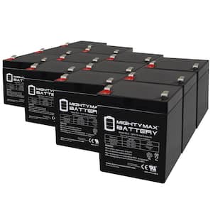 12V 5Ah F2 SLA Replacement Battery for Telong TL1245B F2 - 12 Pack