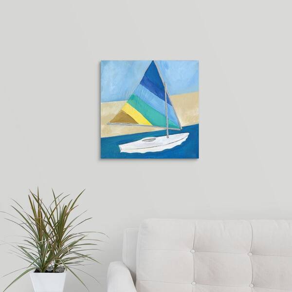 GreatBigCanvas "Sailboat" by Anne Seay Canvas Wall Art