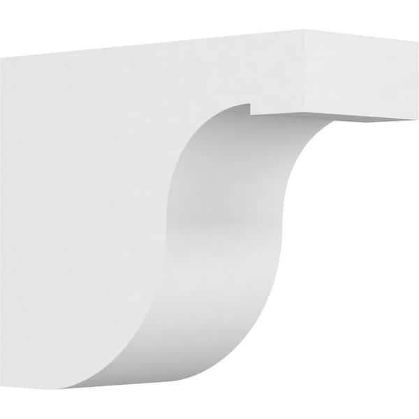 Ekena Millwork 5 in. x 10 in. x 12 in. Standard Del Monte Architectural Grade PVC Rafter Tail Brace