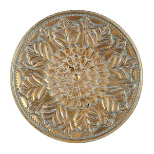 Gold Metal Eclectic Wall Decor 30 in. x 30 in.