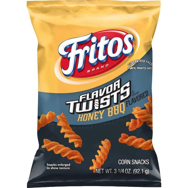 Salty, 3. 25 oz. Honey BBQ, Corn Snack