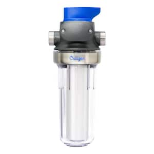 Sediment Valve-in-Head Filter Clear Housing with P5 Cartridge Water Filtration System