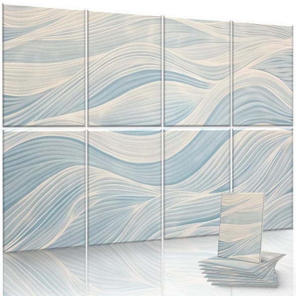 48 in. x 32 in. Art Acoustic Panels Sound Absorbing Wall Decor, Inch Decorative Panels with Nano Glue for Home (8-Pack)