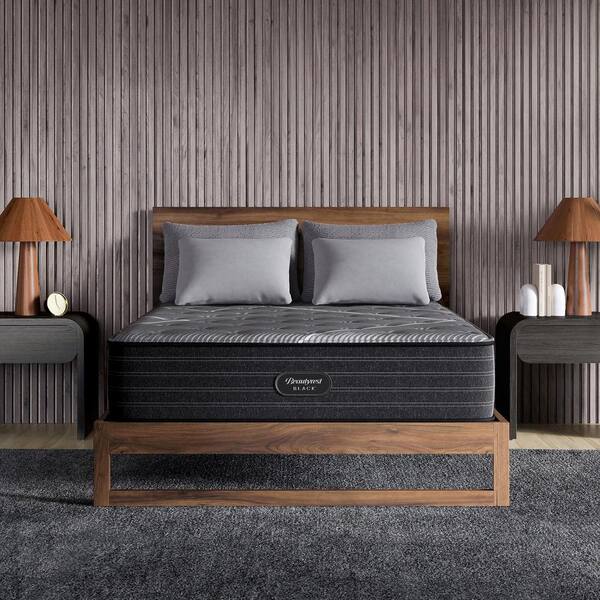 Beautyrest Black B-Class California King Plush 14 in. Standard Profile Mattress Set