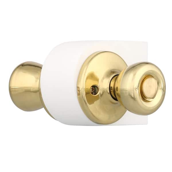 Tylo Polished Brass Exterior Entry Door Knob