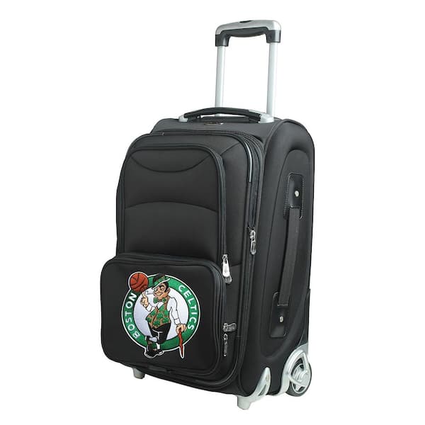 Denco NBA Boston Celtics 21 in. Black Carry-On Rolling Softside Suitcase