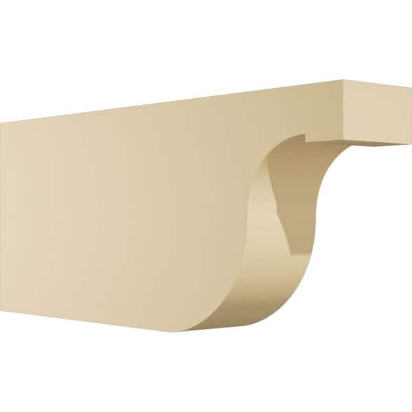 Ekena Millwork Standard Del Monte 4 in. W x 10 in. H x 24 in. D Signature Urethane Rafter Tail Outlooker