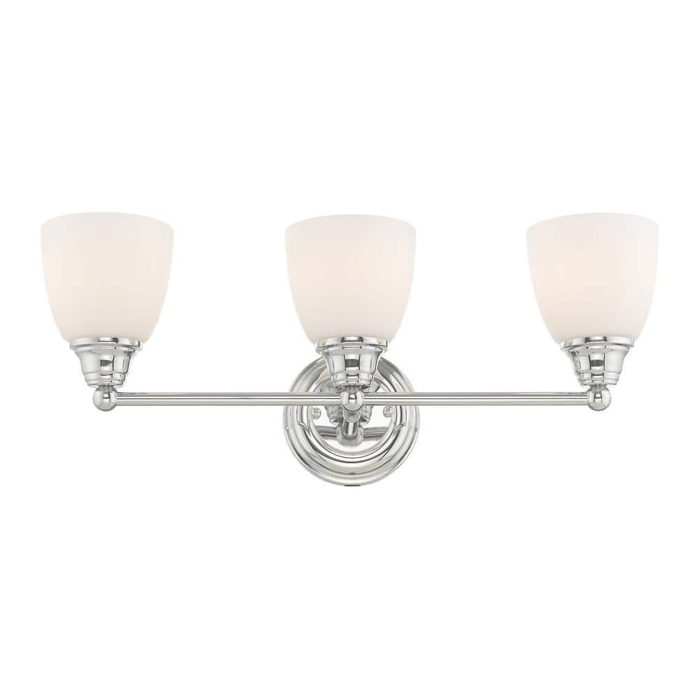 Beaumont 3 Light Polished Chrome Bath Vanity