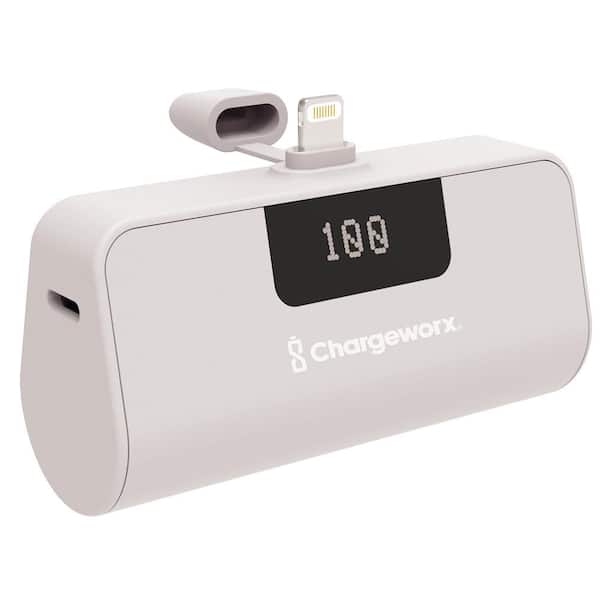 CHARGEWORX 5000MAH Power Bank Lightining Connector