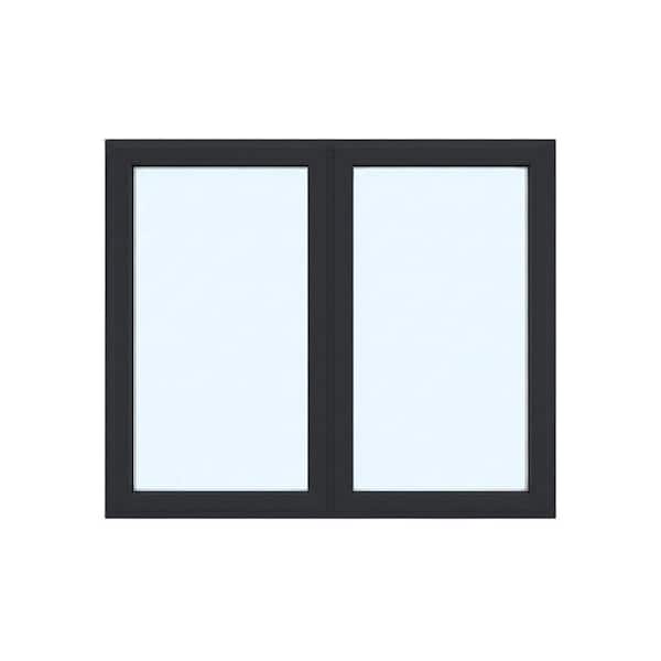 ロイヤルブラッド Windows版 Avora Doors and Windows 36 in. x 48 in. Elite Euro Black Exterior