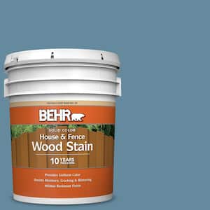 5 gal. #550F-5 Winter Lake Solid Color House and Fence Exterior Wood Stain