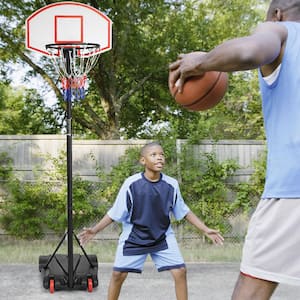 Adjustable Basketball Hoop System Stand Kid Indoor Outdoor Net Goal with Wheels