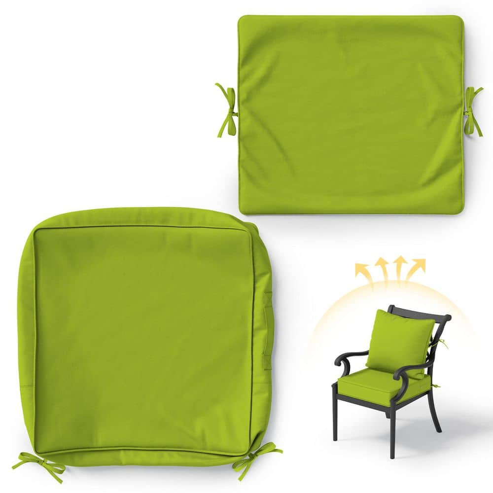 24 in. x 24 in. Square Slipcover Replacement Outdoor Waterproof Seat&Back Cover Set for Chair and Sofa Grass price history on PriceWatchPro