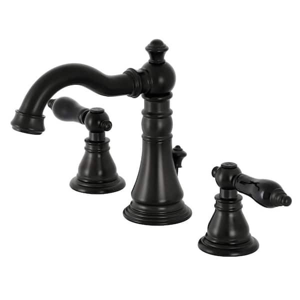 Kingston Brass Duchess 8 in. Widespread 2-Handle Bathroom Faucet in Matte Black