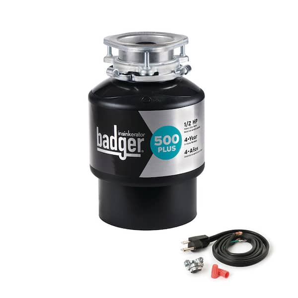 InSinkErator Badger 500 Plus 1/2 HP Continuous Feed Garbage Disposal