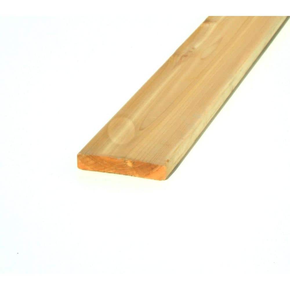 5/4 in. x 6 in. x 12 ft. Premium Cedar Lumber 167136 - The Home Depot
