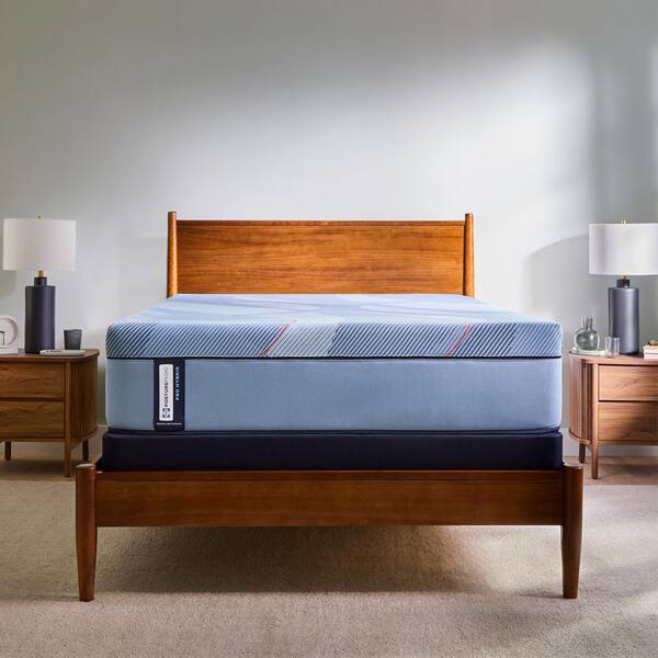 Posturepedic Pro Haverford 13 in. California King Medium Hybrid Tight Top Mattress Set with 9 in. Foundation