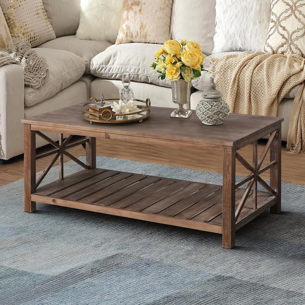 Coffee purchases Brown End Table/Coffee Table