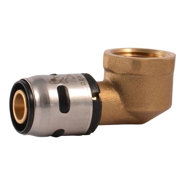 SharkBite 1/2 in. EvoPEX Push-to-Connect x 1/2 in. FNPT Plastic 90-Degree Female Elbow