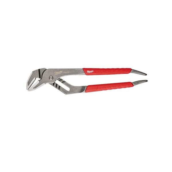 Milwaukee 12 in. Straight-Jaw Pliers with Comfort Grip and Reaming Handles