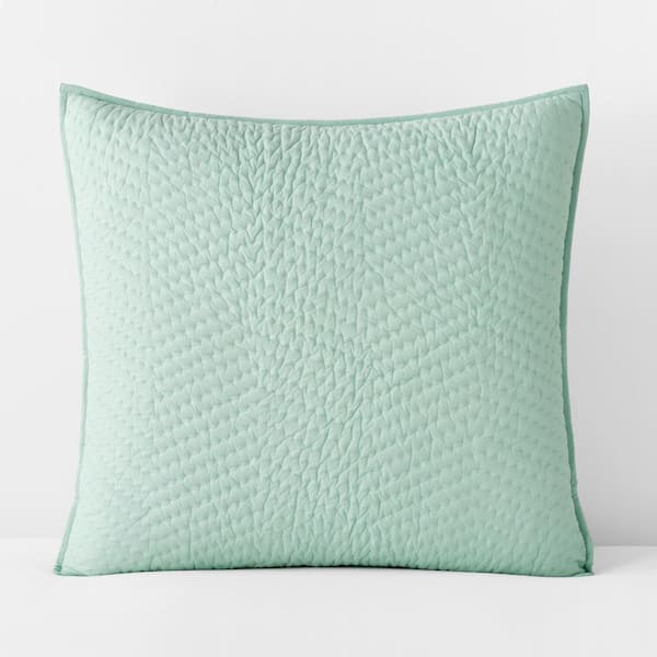 The Company Store Company Cotton Sea Spray Solid Euro Sham