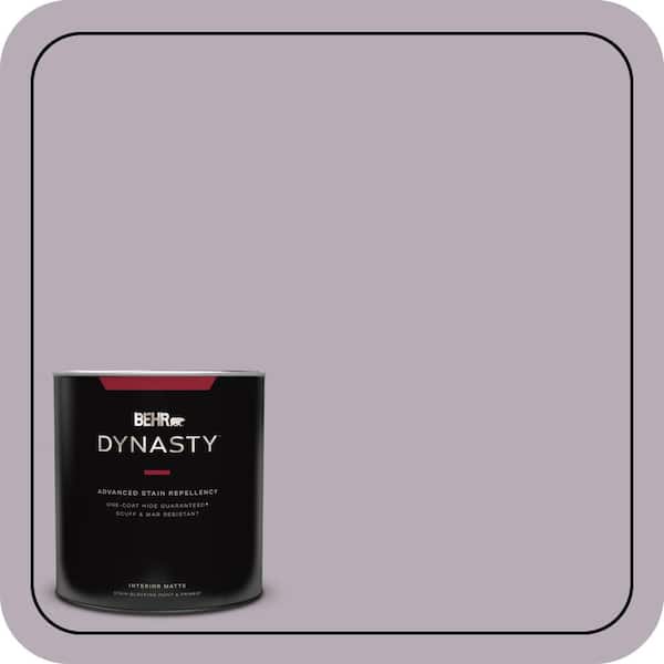 BEHR DYNASTY 1 qt. #670F-4 Silverberry Matte Interior Stain-Blocking Paint and Primer
