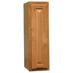 Hampton Assembled 9x30x12 in. Wall Kitchen Cabinet in Medium Oak