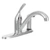 Delta Classic Single-Handle Standard Kitchen Faucet with Side Sprayer ...