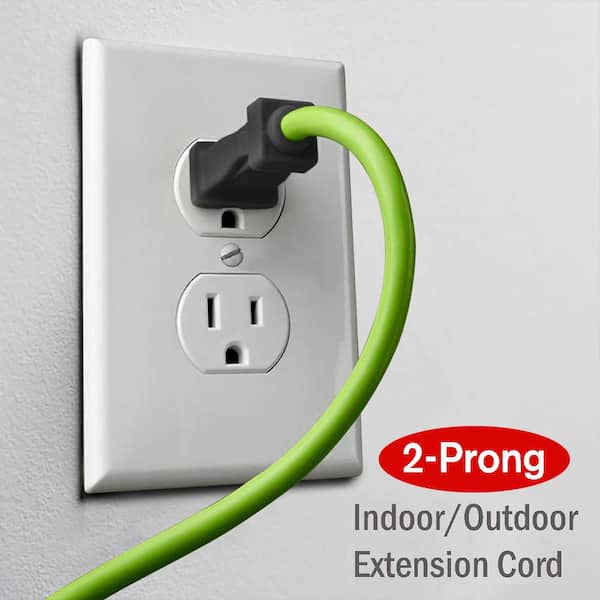 HDX 100 ft. 16/2 Light Duty Indoor/Outdoor Extension Cord, Green