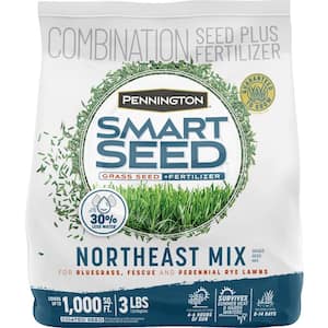 Smart Seed Northeast 3 lb. 1,000 sq. ft. Grass Seed and Lawn Fertilizer