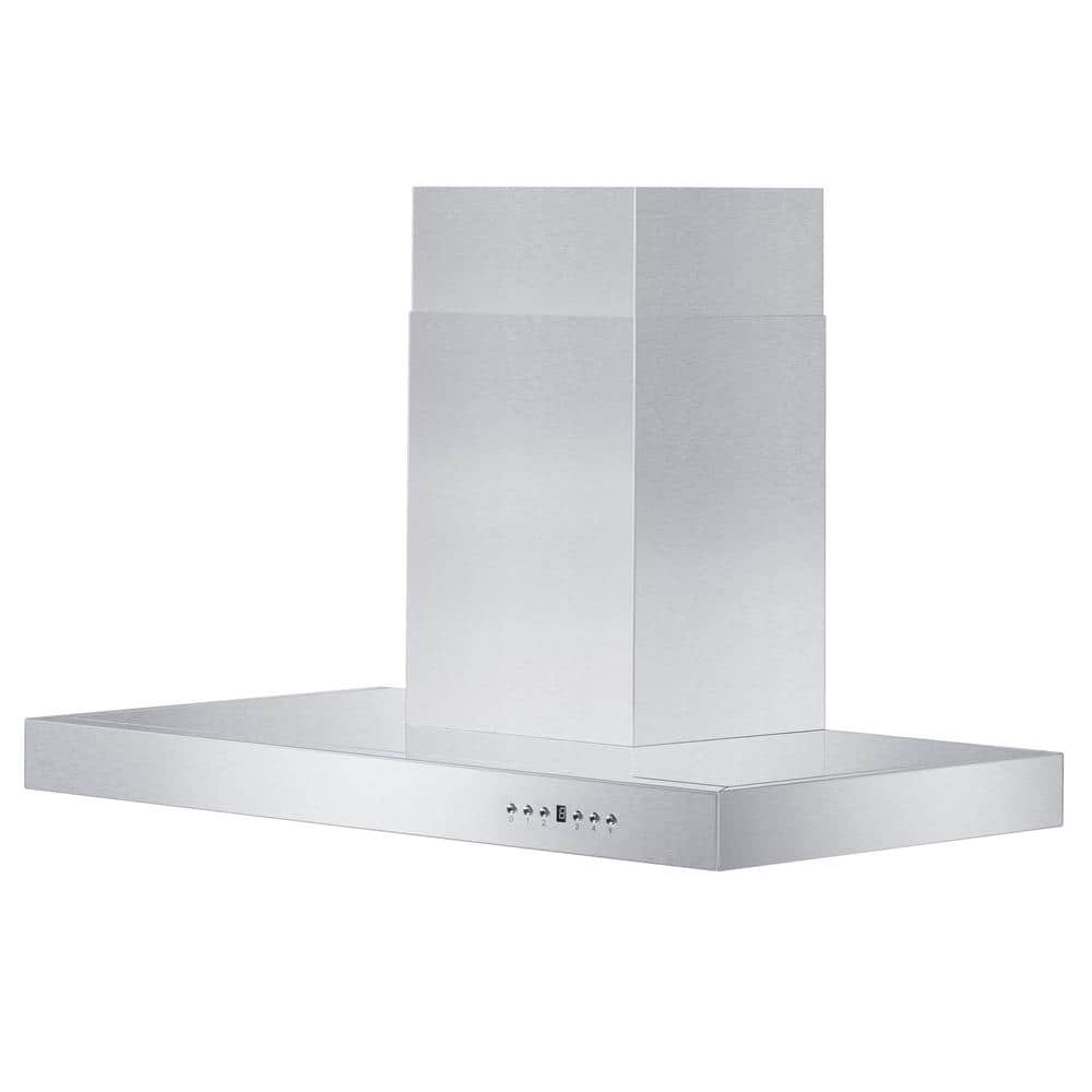 30 in. 400 CFM Convertible Vent Wall Mount Range Hood in Stainless Steel
