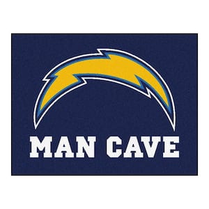 San Diego Chargers Blue Man Cave 3 ft. x 4 ft. Area Rug
