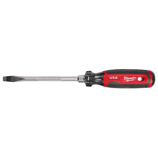Milwaukee 6 in. x 5/16 in. Slotted Flat Head Screwdriver with