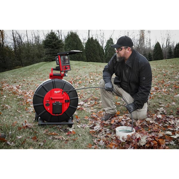 M18 18-Volt Lithium-Ion Cordless 325 ft. Stiff Pipeline Inspection System Image Reel (Tool-Only)