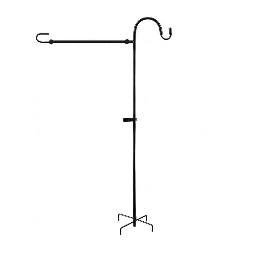 48 in. Metal Shepherds Hook Style Garden Flag Holder Stand Trellis with 5 Base Prongs for Outdoor Lawn Yard Stake price history on PriceWatchPro
