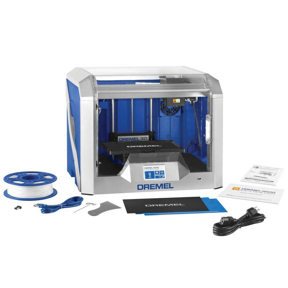 Dremel Digilab 3D40 Intermediate Idea Builder 3D Printer with Built-In Wi-Fi and Guided Leveling