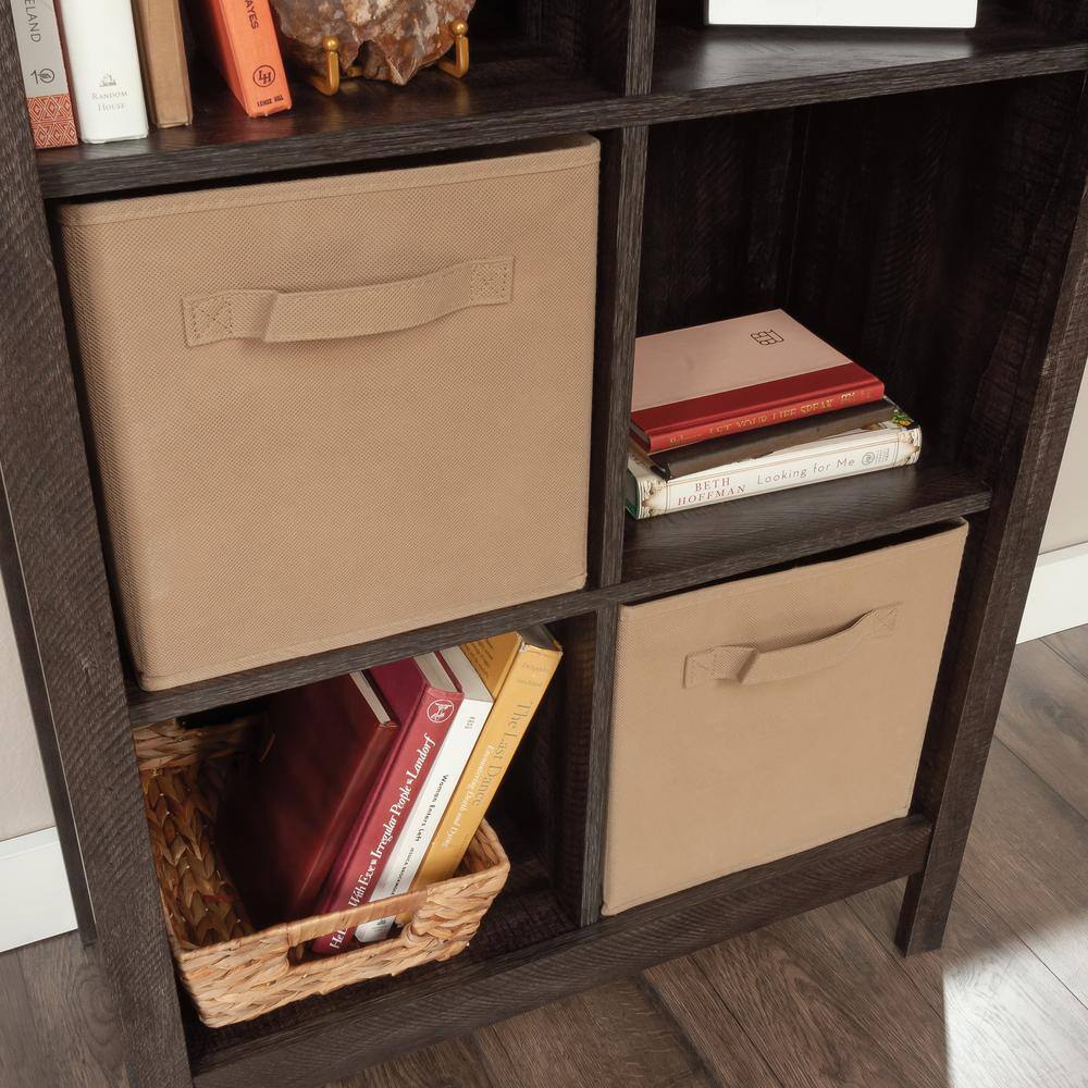 Blade Walnut Tall 9-Cube Storage Bookcase