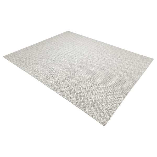Chatham Contemporary Flatweave Slate 8 ft. x 10 ft. Hand Woven Area Rug