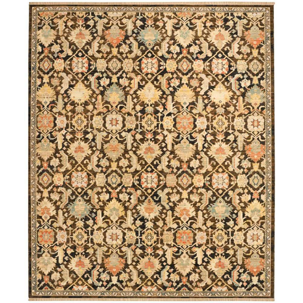 Antique Bloom Mocha Multicolor 10 ft. x 13 ft. Medallion Traditional Area Rug price history on PriceWatchPro