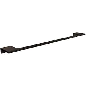 Access 20.59 in. Wall Mounted Towel Bar in Matte Black