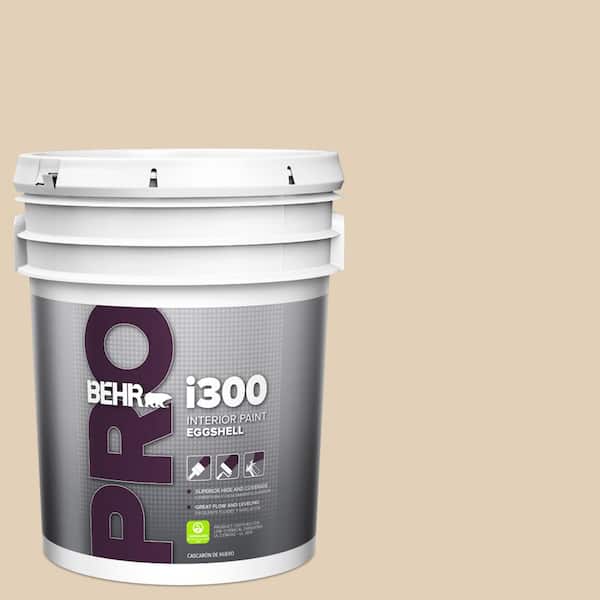 5 gal. #PWN-66 Toasted Cashew Eggshell Interior Paint