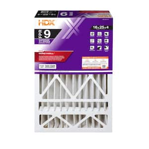 16 in. x 25 in. x 4 in. Honeywell Replacement Pleated Air Filter FPR 9, MERV 13