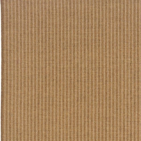 Tan 8 ft. x 11 ft. Loomed Polypropylene Rectangle Indoor/Outdoor Area Rug