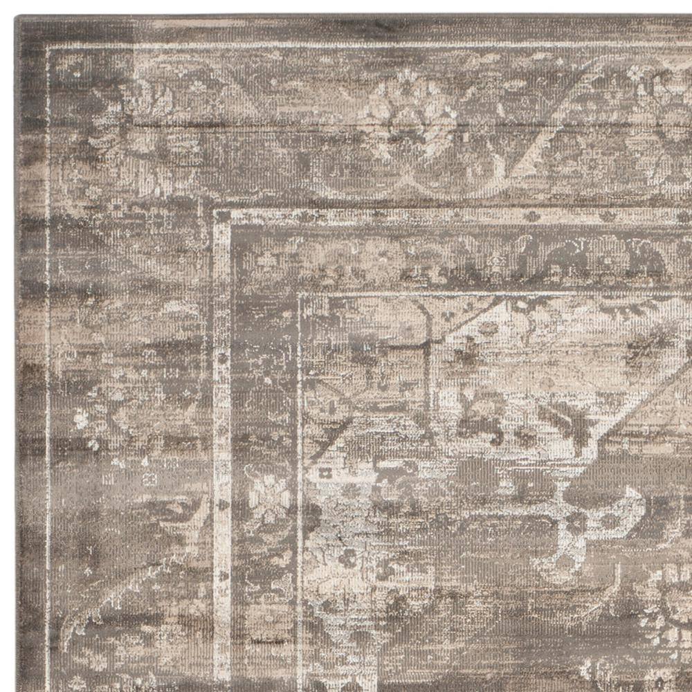 SAFAVIEH Vintage Cennetig Traditional Area Rug, Soft Anthracite, 8' x 10'