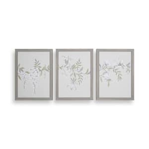 35.4 in. x 15.7 in. Parterre Framed Canvas Wall Art (Set of 3)