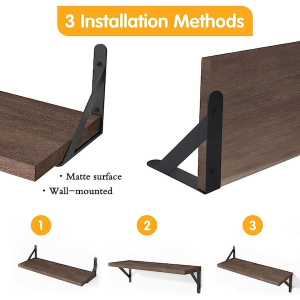 Minori Floating Shelves for Wall, Bathroom Shelves for Over The