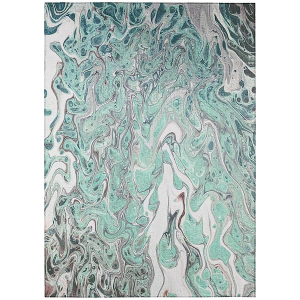 Addison Rugs Copeland Seaside 9 ft. x 12 ft. Abstract Area Rug